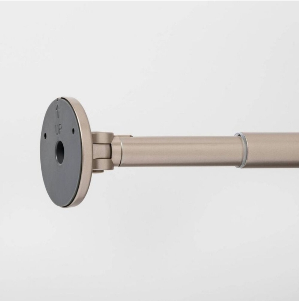 Rust Resistant Rotating Curved Rod Nickel - Picture 3 of 5
